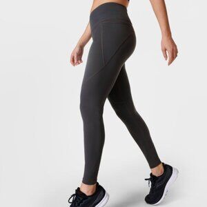 Sweaty Betty Power Full Length Leggings Pocket Slate Grey - XS